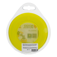 96111 Леска для триммера Denzel, звезда 2 мм х 15 м, блистер Flex cord