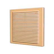 28187 (233-056) Решетка накладная Эковент бежевая 15*15см (1515Р)