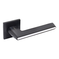 Ручка раздельная АЛЛЮР Адель BL/W матовый черный/белый защитная пленка