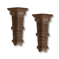 406 Угол внутренний Лексида 80мм Дуб дворцовый (2шт/блистер)