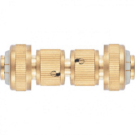 Набор для соединения шлангов латунный Palisad 3/4 переходник 2 соединителя аквастоп