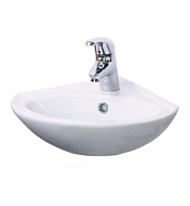 VERSAWB01 Умывальник угловой Sanita Веер, белый, ВКС