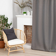 Штора портьерная Этель «Классика», цвет тёмно бежевый, на шторной ленте, 145х265 см, п/э