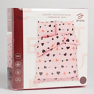 Постельное белье Этель 2 сп Threads of love 175х215 см, 200х220 см, 50х70 см-2 шт, бязь, 125 г/м2