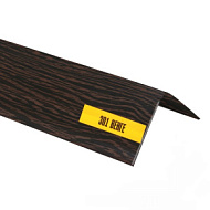 Угол ПВХ 15мм*15мм*2700мм венге текстурированный (25шт)