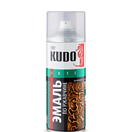 Грунт-эмаль 3 в 1 по ржавчине KUDO  0,52л , черная