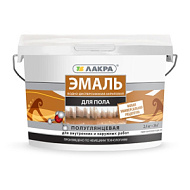 Эмаль для пола Лакра  акриловая 2,4 кг красно-коричневая