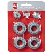 Набор присоединительный серебристый Royal Termo 1/2"