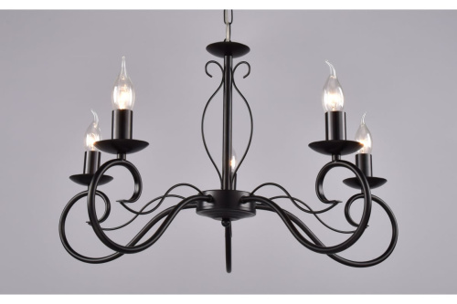 Подвесная люстра РОССВЕТ 5*60Вт*E14 15кв. м