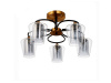 Люстра MWLIGHT бронза-черный 5*40W*E27 10кв.м