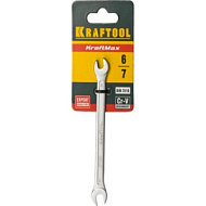 27033-06-07_z01 Ключ KRAFTOOL гаечный рожковый, 6 x 7 мм