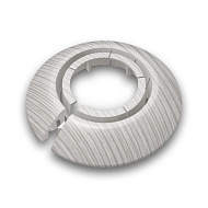 Обвод универсальный для труб Ф16-22мм "Идеал" (2шт. во флоупак) Клен серый