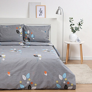 Комплект постельного белья "Экономь и Я" 2 сп "Осенняя листва", 60г/м2, микрофибра