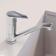 AV5611 Смеситель для умывальника AVRORA Moss с низким поворотным изливом