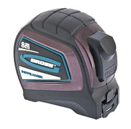 31125 Рулетка "Doppelhaken", 8 м х 25 мм, двухсторонний зацеп, нейлон // Gross