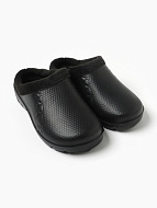 Галоши - сабо мужские утепленные, размер 45-46, чёрные