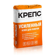 Клей для плитки Усиленный Крепс 25кг