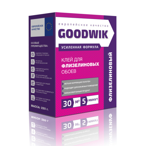 Клей Goodwik для флизелиновых обоев220 гр.