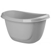 Таз хозяйственный 16л, овал, серый