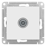 Механизм розетки TV ATLAS DESIGN оконечный 1DB бел. SchE ATN000191, 1240164