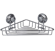 Полка для ванной Accoona, хром, угловая, на присосках A11473-1