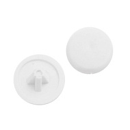 Заглушка №2 белая 15шт/пакет