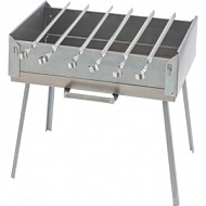 Мангал-дипломат в сумке 410 x 280 x 125, 1.5 мм, 6 шампуров в комплекте