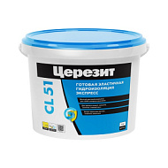 Гидроизоляция Ceresit CL 51 Экспресс, эластичная полимерная, 5кг