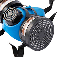 892437 Полумаска изолирующая ИСТОК-300/400 со сменными комбинированными фильтрами А1Р1