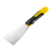 Шпатель STAYER MASTER 80мм, 2к ручка, нержавеющее профилированное полотно