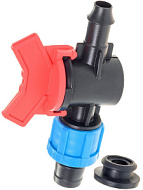 ДС.060090 Кран стартовый для ленты капельного полива с уплотнительной резинкой