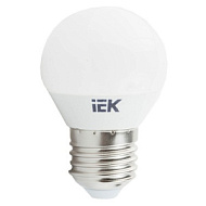 422018 Лампа светодиодная ECO G45 7Вт шар 3000К тепл. бел. E27 630лм 230-240В IEK LLE-G45-7-230-30-E