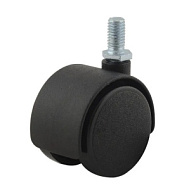 Опора колесная SANBERG 40мм с болтом М8 черная/инд. уп./груп.10шт