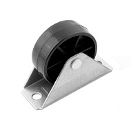 Ролик выкатной большой 40мм жесткое колесо/уп10шт