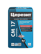 Клей для плитки белый СМ17 Церезит аэрогель 25кг