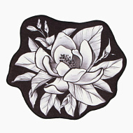 9406667 Коврик для ванной «Этель» Magnolia, 53×63±2 см, велюр