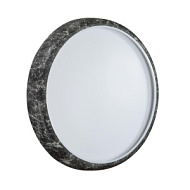 7639/DL COLOR SN 137 Светильник пластик/черн. мрамор LED 48Вт 4000K D410 IP43 MRAMO BLACK
