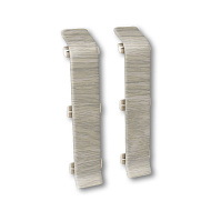 402 Соединитель Лексида 80мм Дуб аргенто (2шт/блистер)