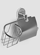 Держатель для туалетной бумаги Stölz «Нео», с подставкой под освежитель воздуха, хромированный