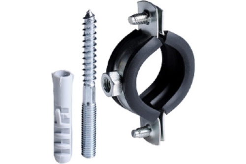 Хомут сантехнический (комплект) 4" М8  (105-114мм)