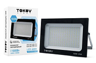 Прожектор светодиодный TOKOV ELECTRIC 100Вт 6700лм 6500К IP65 черн. (TKL) TKL-FL/LED-100-6.5