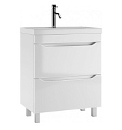 DA5907T Тумба под умывальник "UNIT 70" Ева с двумя ящиками В2 Айсберг рак  UNIT 700