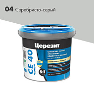Затирка для швов СЕ 40 серебристо-серый Церезит 2кг