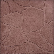 Плитка тротуарная Сэдэс Тучка 300*300*30мм коричневая 6кг,1м2/11шт/220шт/поддон/