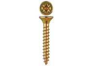 Шуруп универсальный 4,5х25мм желтый потайная головка 18шт/пакет