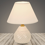 Настольная лампа 18318 WT белый/белый абажур h280 1х60W E27, DIY22