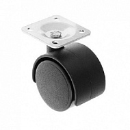 Опора колесная 50мм с пятой черная