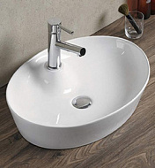 78201 Раковина Comforty, белый, накладная 550*110*405 мм