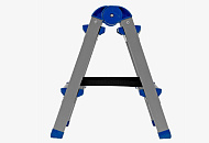 97982 Стремянка двухсторонняя Сибртех 2 ступени, сталь профиль, стальные ступени