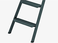 97944 Стремянка СИБРТЕХ 4 ступени, компактная, стальная